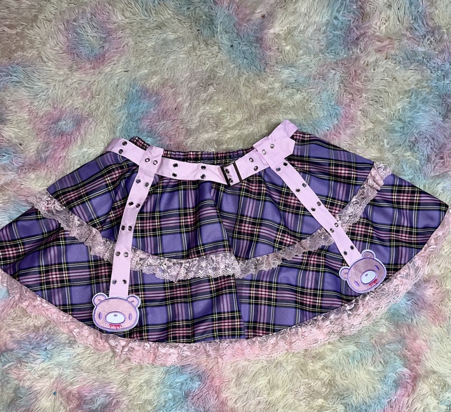 AC/DC Rag Pastel Gloomy Plus Size Belt Skirt - Skirts - Kei Market: Buy ...