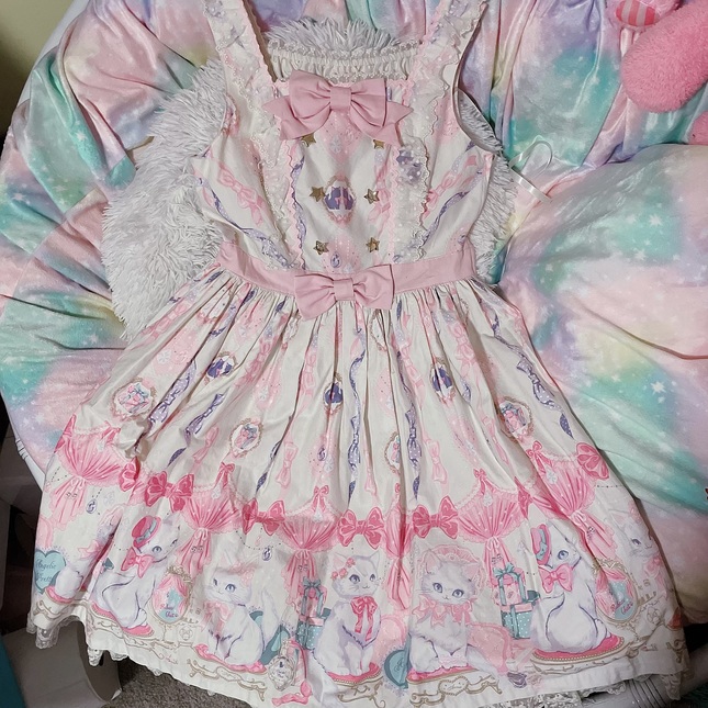 Angelic Pretty／Dolly Cat ベレー帽　白色 Angelic Pretty／Dolly Cat ベレー帽 白色 帽子