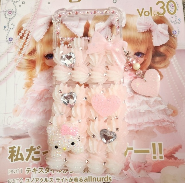 hime gyaru style phone case ♡ ‧₊ ˚ Other Accessories Lace Market