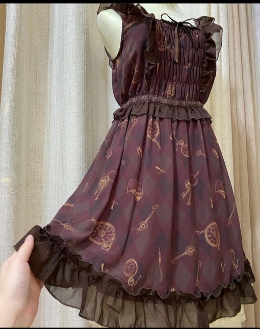 Axes femme key print dress Dresses Kei Market Buy and Sell