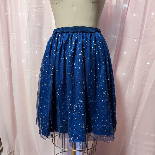 GREEN GALAXY KIMONO SKIRT