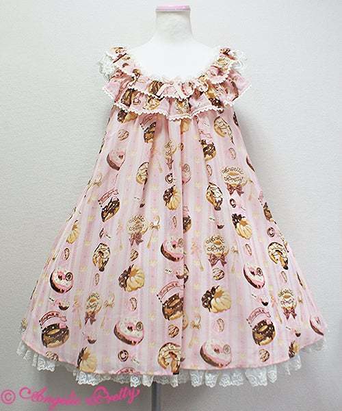 Melty Cream Doughnut Round JSK Angelic Pretty - Jumperskirt - Lace