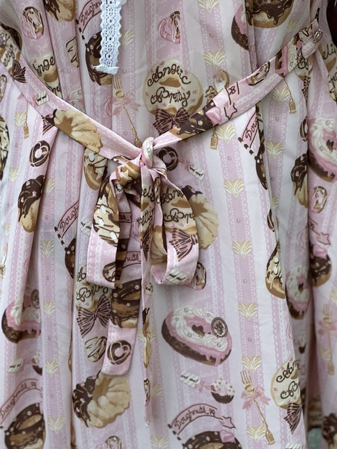 Melty Cream Doughnut Round JSK Angelic Pretty - Jumperskirt - Lace