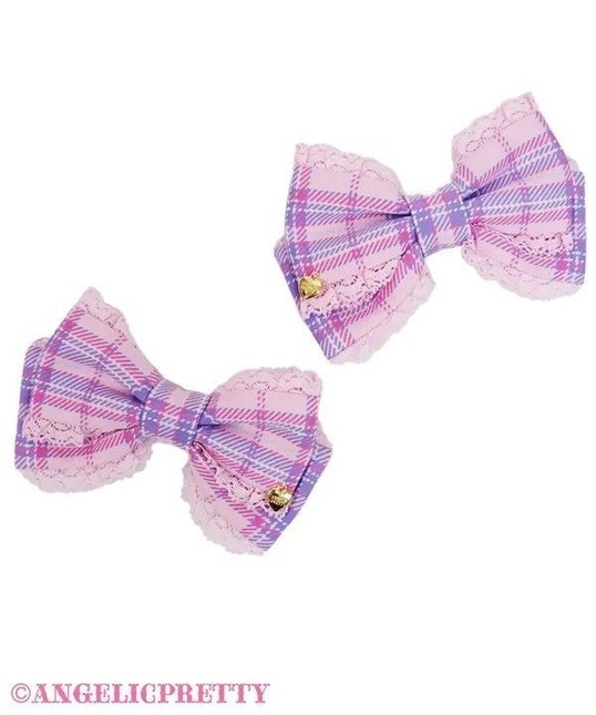 Sprinkle Heart Tartan jskセット Cute Heart JSK (Tartan) by Angelic