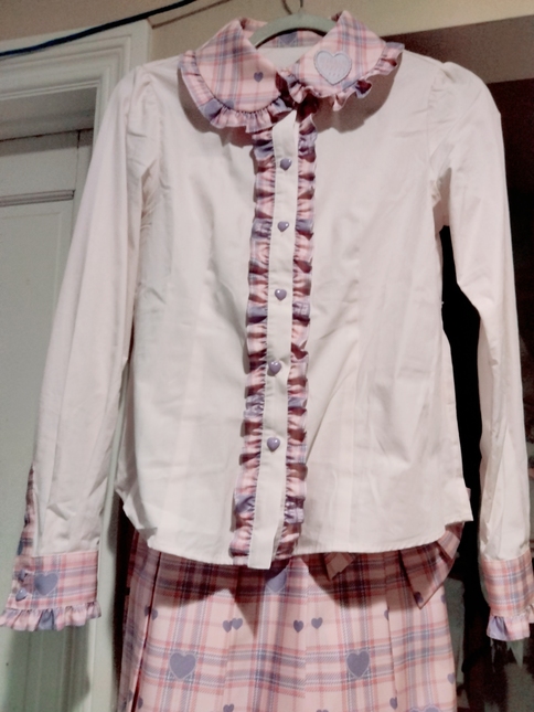 Angelic pretty Sprinkle Heart Tartan JSK