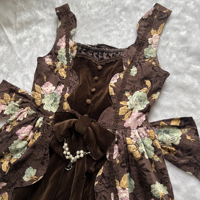Baby the Stars Shine Bright - Antique Garden JSK in Brown