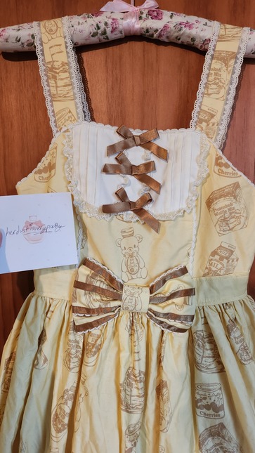 Angelic pretty sweet jam オーバーニー　イエロー Sweet Jam OP by Angelic Pretty