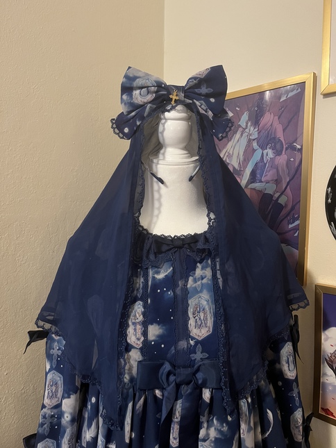 Angelic Pretty Cecilia Cross Set - One Piece - Lace Market: Lolita