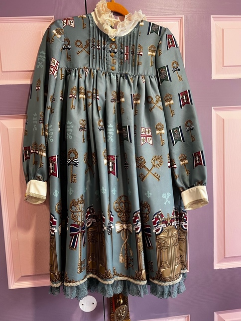 Angelic Pretty Lucky Key OP Mint - One Piece - Lace Market: Lolita