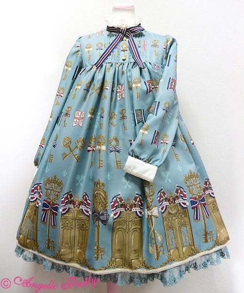 Angelic Pretty Lucky Key OP Mint - One Piece - Lace Market: Lolita