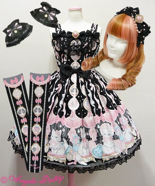 AP Dolly cat FULL SET in black (Jsk, Kc, Otk's and wristcuffs