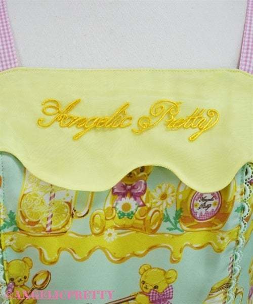 Angelic Pretty Honey Bear's Cafe JSK (Brown) - Dresses - Lace