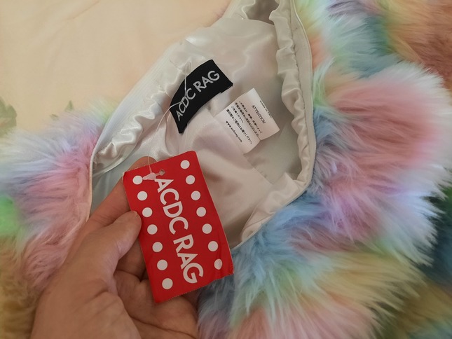 ACDC Rag rainbow fur shorts - Pants and Shorts - Kei Market: Buy and ...