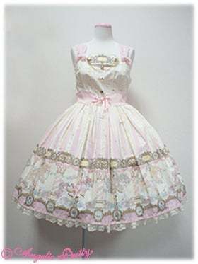セット Day Dream carnival アイボリーJSK Shipping included] Angelic Pretty Day Dream Carnival JSK in ivory