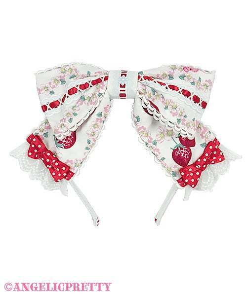 Angelic Pretty Little Bunny Strawberry Set - Jumperskirt - Lace