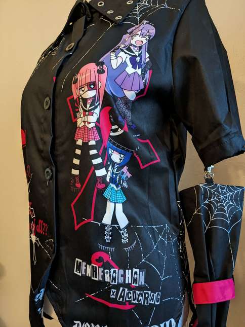 ACDC RAG Menhara-chan shirt with removable sleeves - Blouses - Kei ...