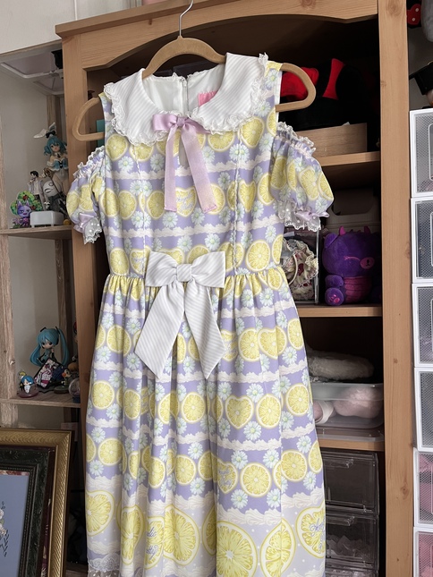 Angelic Pretty Lemonade Float OP in Lavender (NWOT) - One Piece