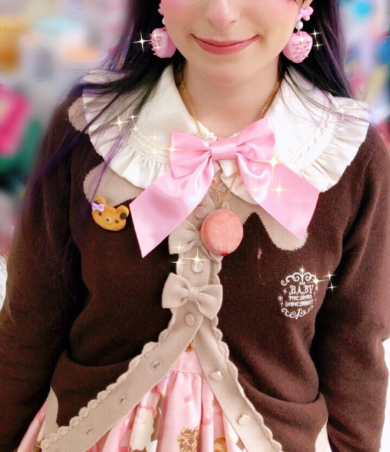 BTSSB CHOCOLATE DROOL CARDIGAN - Cardigans - Lace Market: Lolita