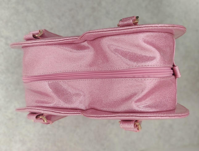 Angelic Pretty AP Glitter Love Heart Tote Bag in Pink - Bags and