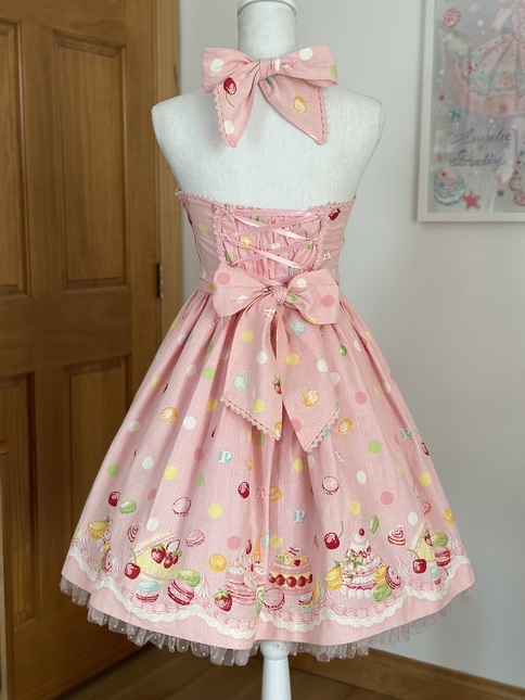 Angelic Pretty Dreaming Macaron JSK Set - Jumperskirt - Lace