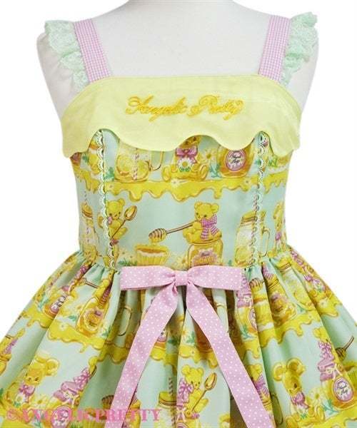 ☆新品☆アンジェリックプリティ Honey Bear's Cafeワンピース