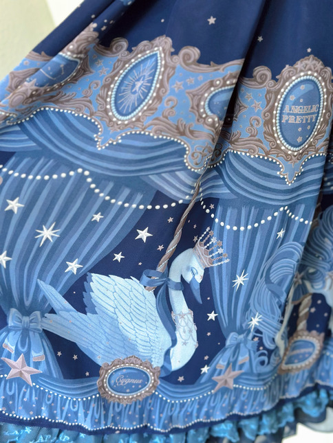 AP Horoscope Carnival JSK & Veiled Headband in Navy - Jumperskirt