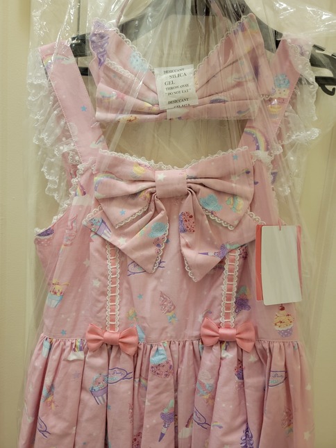 AP Milky Planet Ribbon JSK Set in Pink 2024 - Jumperskirt - Lace