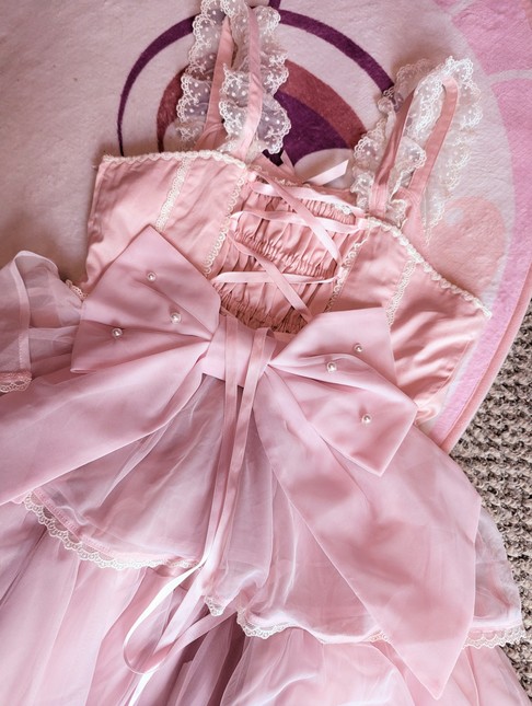 Angelic Pretty - Sugar Time JSK (2009) in pink - Dresses