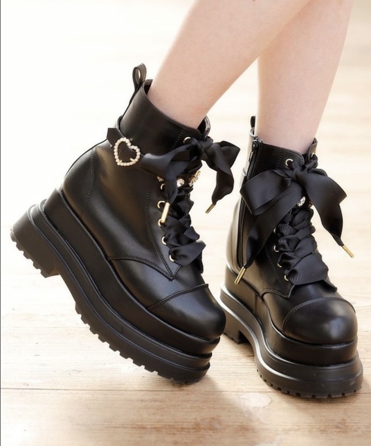 Liz lisa bijou boots 🖤🎀 - Shoes - Kei Market: Buy and Sell