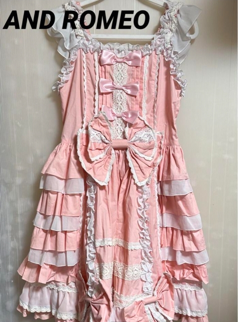 open lace back dress Romeo Dress in Pink and Red Mini Polka Dot – OMNES main image 1