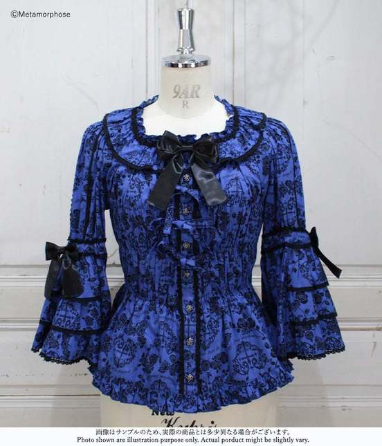 Blouse with sleeve (Damask)