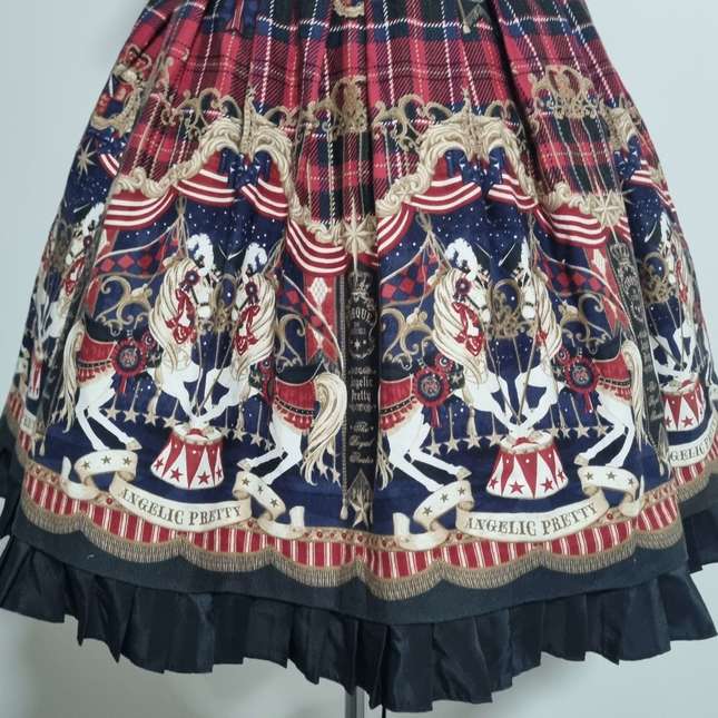 4pc Cirque du L'Étoile Napoleon JSK set in Red - Angelic Pretty