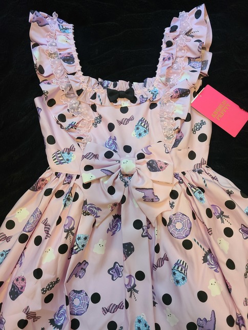 Angelic Pretty Happy Treat Party JSK [Pink] - Jumperskirt - Lace