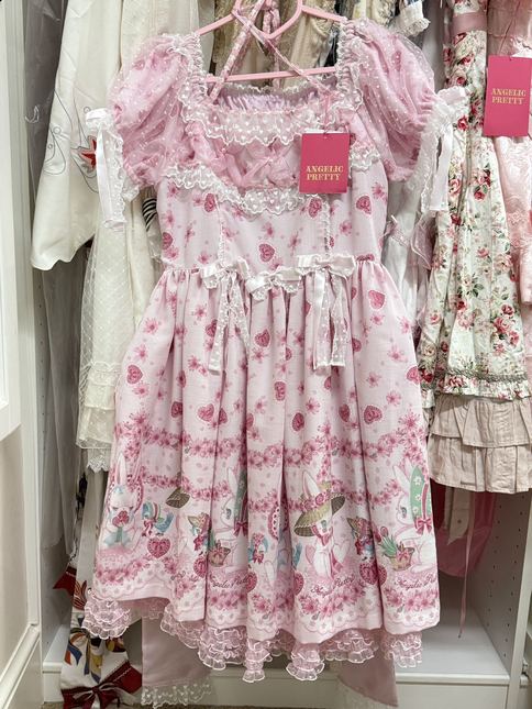 Angelic Pretty Ohanami Bunny ボンネットピンク