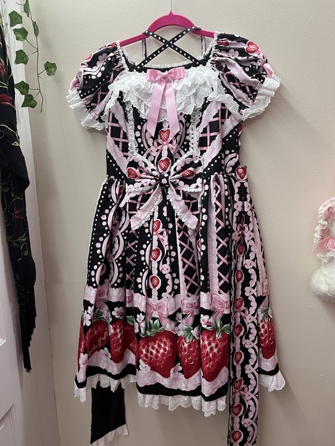 Angelic Pretty Decoration Strawberry セット Decoration Strawberry JSK Set by Angelic Pretty