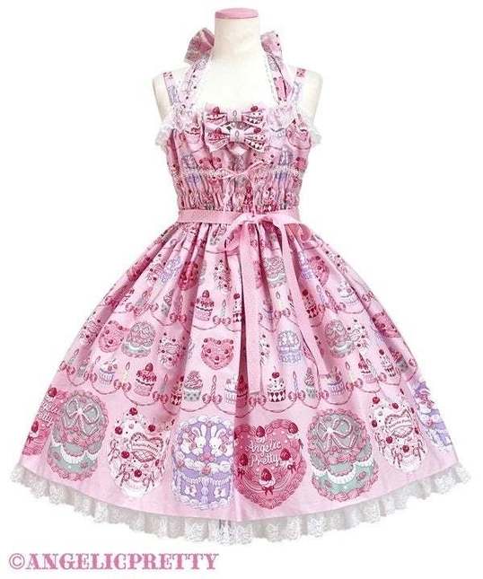 Angelic Pretty happy cakes dress ドレス　ピンク Angelic Pretty is finally releasing their highly anticipated