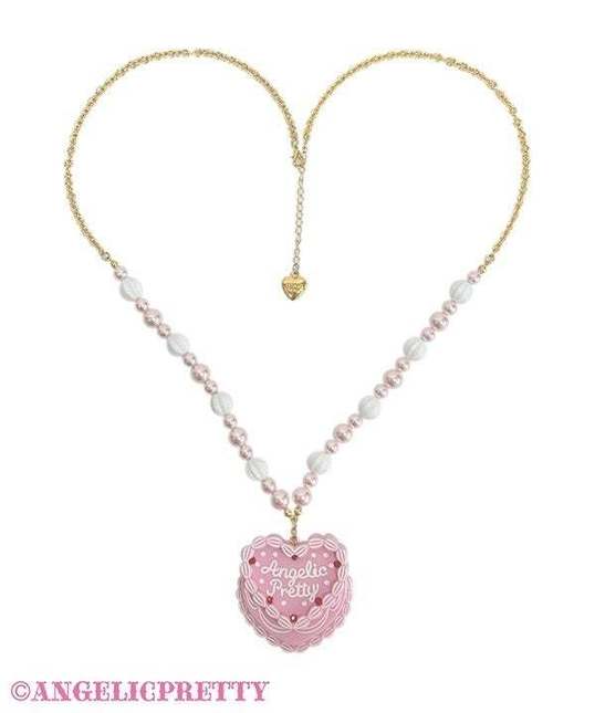 BNWT Angelic Pretty Happy Cakes Necklace in Pink - Jewelry - Lace