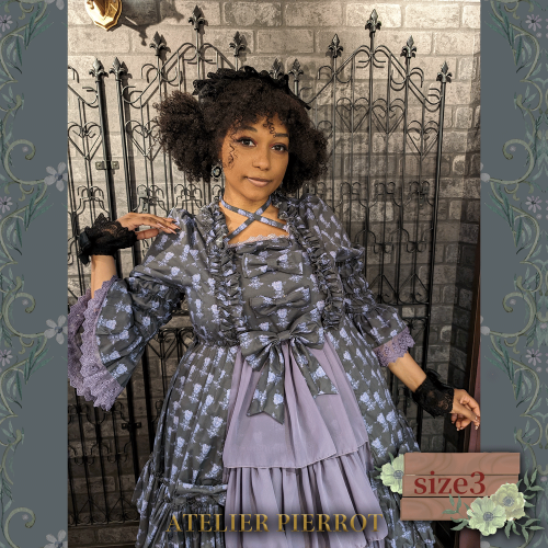 Plus Size Friendly } Atelier Pierrot Rosy Bouquet OP Dress Size 3