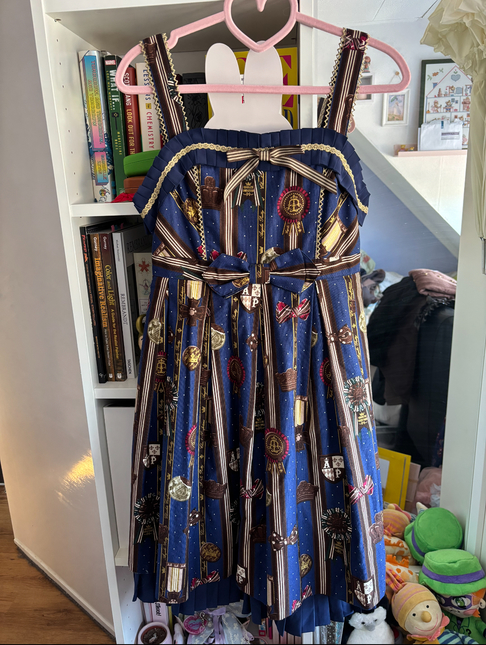 Chocolate rosette jsk + kc angelic pretty - Jumperskirt - Lace