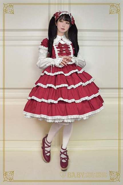 BtSSB Ribbon Milky Sugar JSK Black x White (2022) - Dresses - Lace
