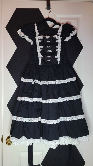BtSSB Ribbon Milky Sugar JSK Black x White (2022) - Dresses - Lace