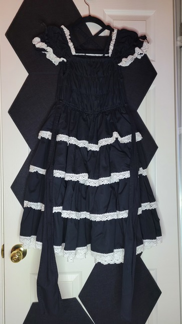 BtSSB Ribbon Milky Sugar JSK Black x White (2022) - Dresses - Lace