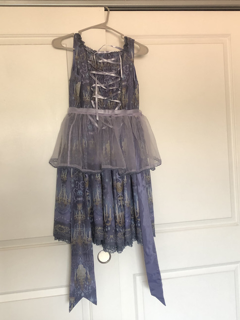 Angelic Pretty Chandelier Holic JSK Lavender - Dresses - Lace