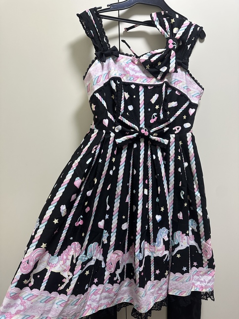 AP Sugary Carnival JSK+KC in black - Jumperskirt - Lace