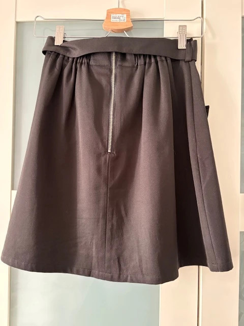【NONCODE】aka heart belted skirt Ank Rouge Heart Belt trapez skirt - Skirts - Kei Market: Buy