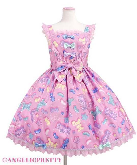 Angelic Pretty Jelly Candy Toys ネックレスセット Jelly Candy Toys JSK Set (2023) by Angelic Pretty