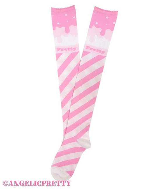 Angelic Pretty★【新品】Milky Planet ハイソックス Milky Planet Knee Socks by Angelic Pretty