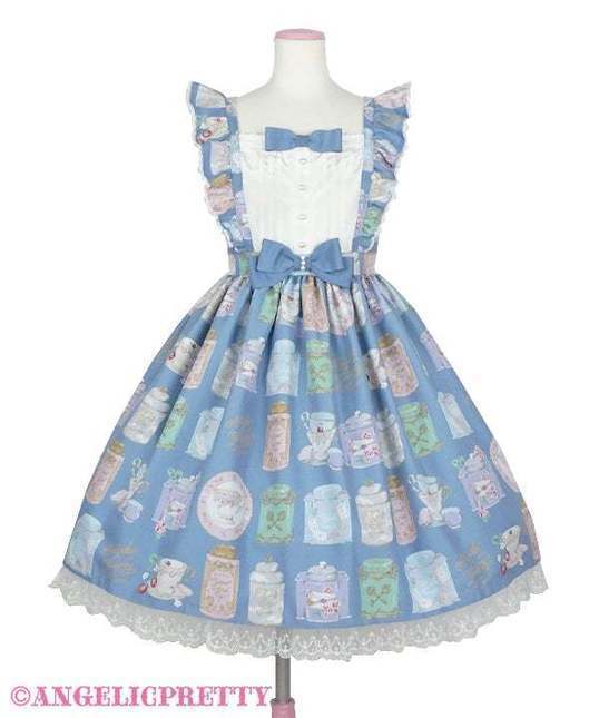 AP Memorial Tea Museum JSK Angelic Pretty - Jumperskirt AP Memorial Tea Museum JSK Angelic Pretty - Jumperskirt
