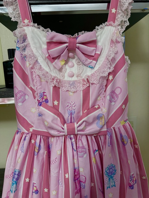 Angelic Pretty Toy Doll Box JSK Pink (2021) [Leaving Lolita