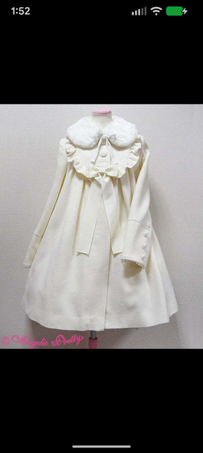 Angelic Pretty Marianne Coat in White - Coats - Lace Market